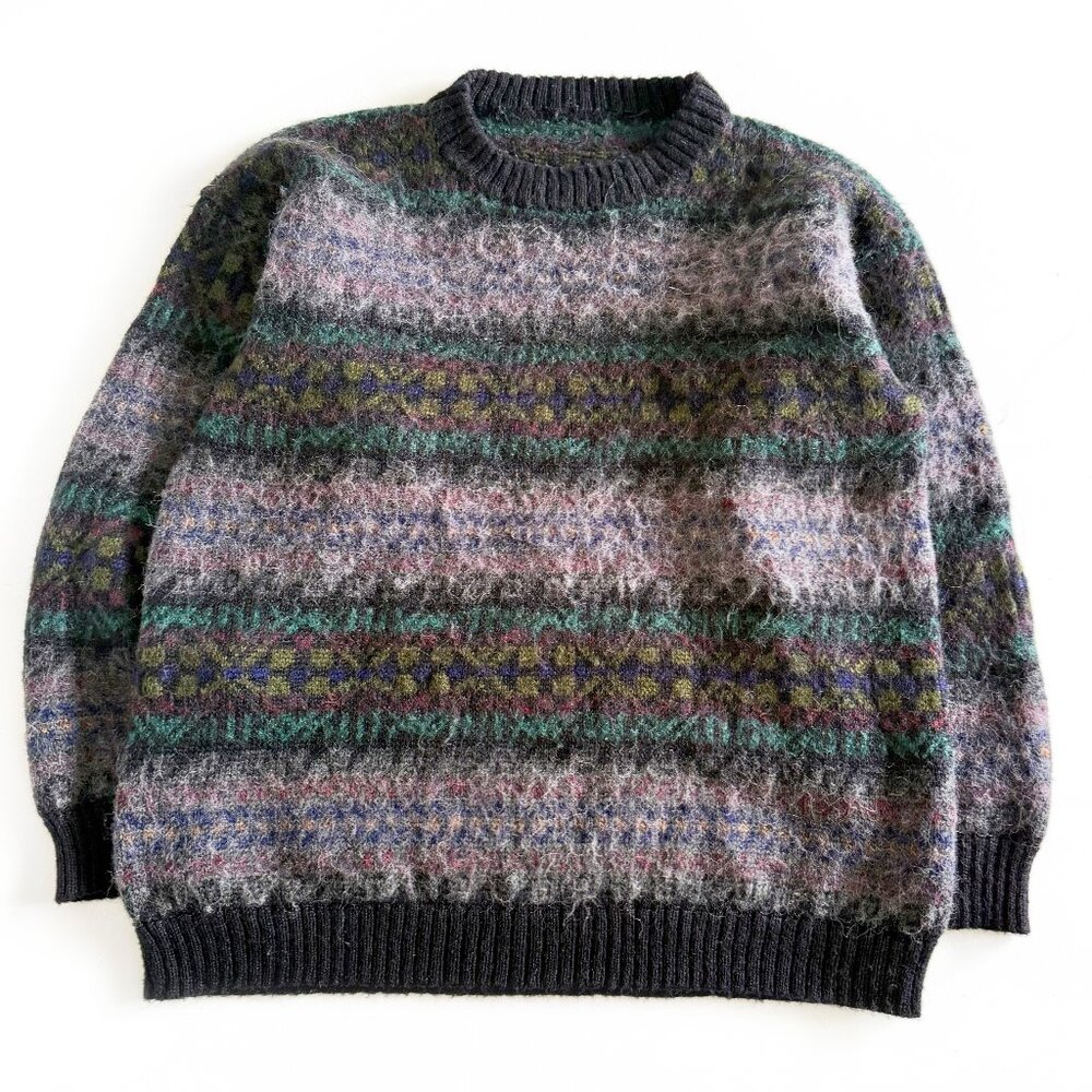 Vintage Fair Isles Style Sweater